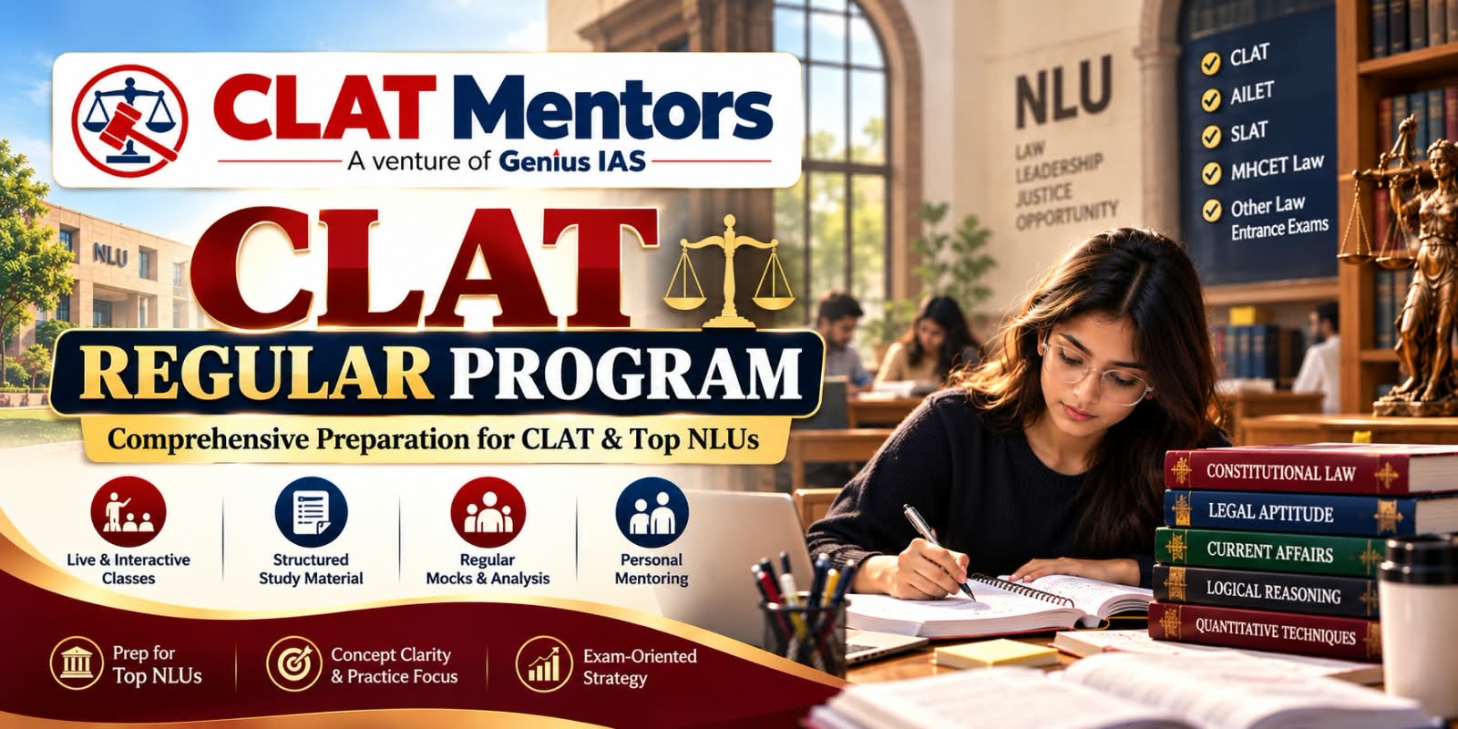 CLAT classroom coaching in Rohtak — CLAT Mentors